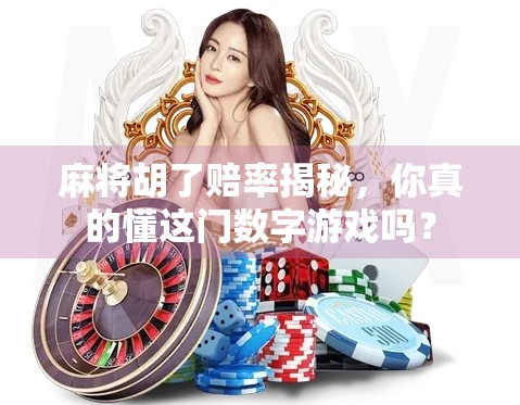 麻将胡了赔率揭秘，你真的懂这门数字游戏吗？