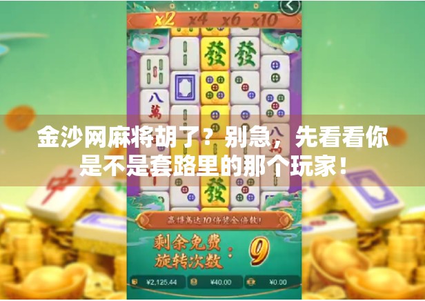 金沙网麻将胡了?别急,先看看你是不是套路里的那个玩家! 金沙网麻将胡了?别急,先看看你是不是套路里的那个玩家!