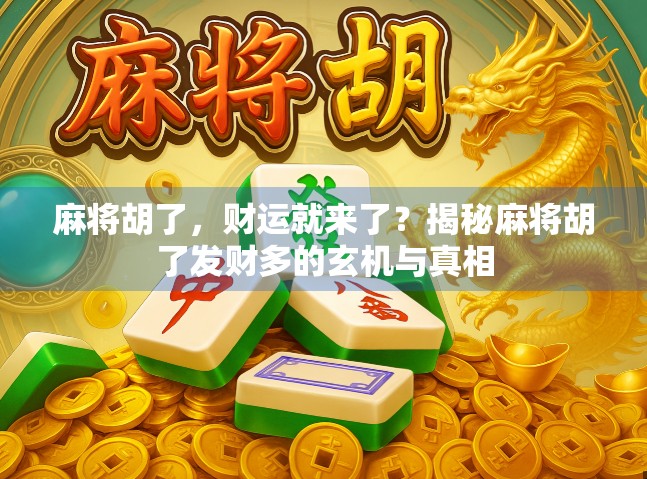 麻将胡了，财运就来了？揭秘麻将胡了发财多的玄机与真相