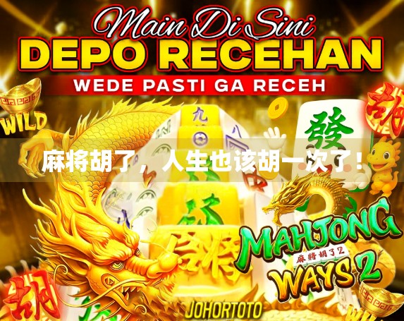 麻将胡了,人生也该胡一次了!